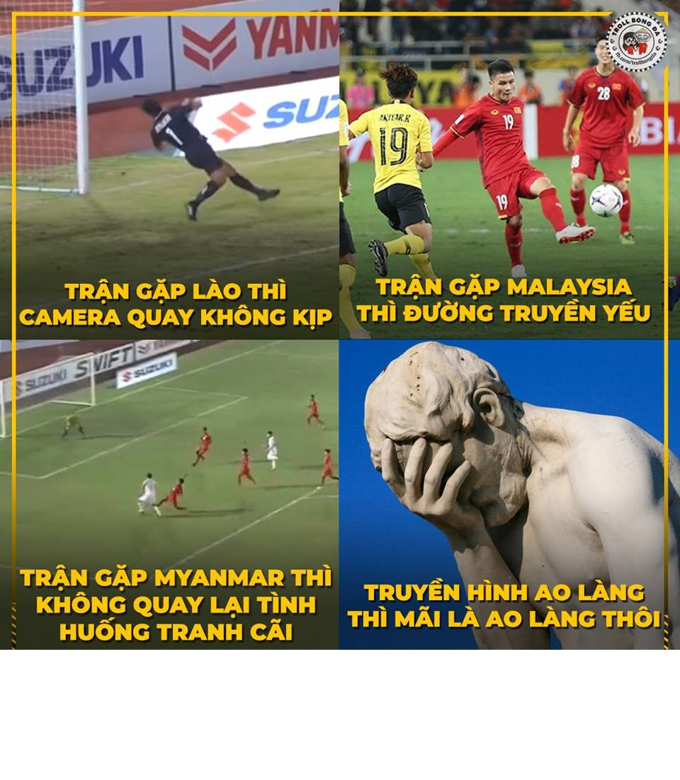 Dân mạng quá buồn chán với công nghệ truyền hình ao làng tại AFF Cup năm nay.