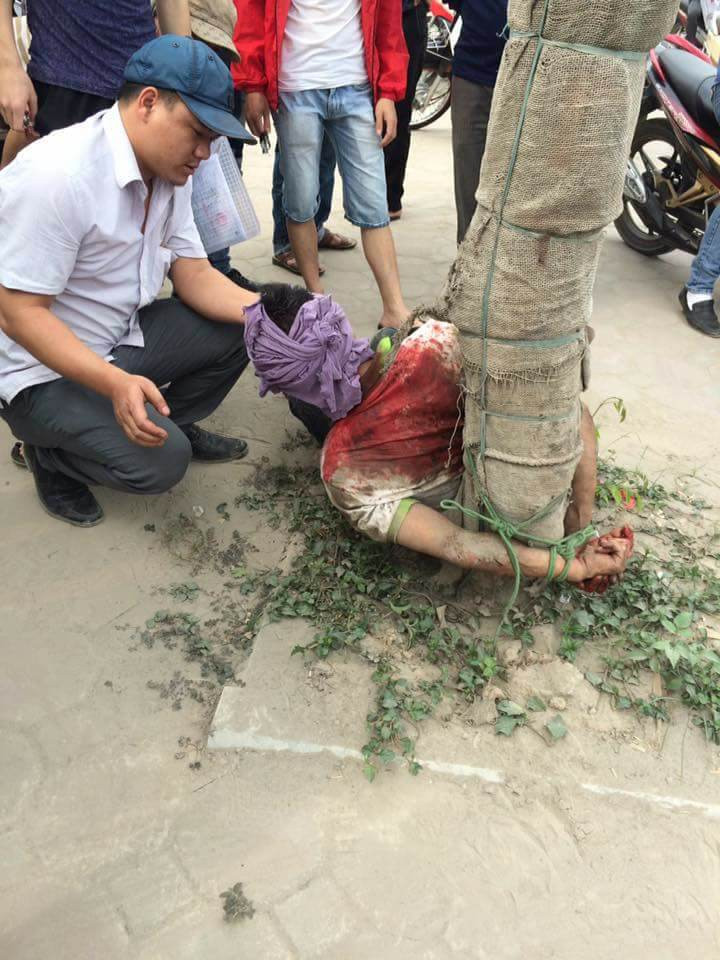 Ảnh chụp hiện trường.