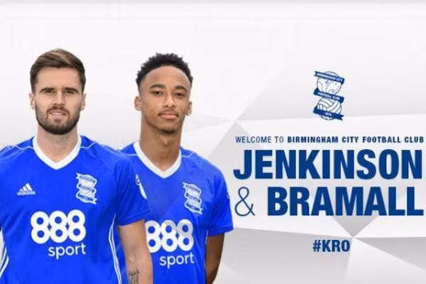 Arsena chính thức chia tay thêm 2 cầu thủ: Hai cầu thủ Arsenal là Carl Jenkinson và Cohen Bramall vừa hoàn tất thủ tục rời Emirates. Điểm đến của Cohen Bramall và Carl Jenkinson là Birmingham City. Cụ thể, bộ đôi của Arsenal này sẽ khoác áo đội bóng hạng Nhất Anh theo dạng cho mượn thời hạn 1 năm.