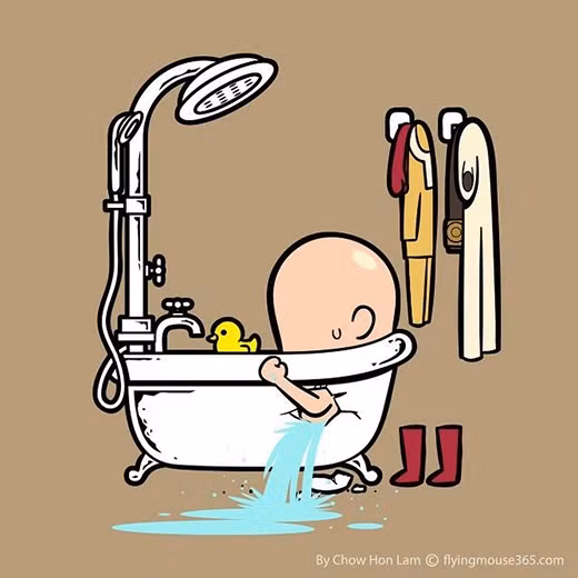 Nhân vật nổi đình nổi đám nhất gần đây đến từ Nhật Bản, chàng Trứng Saitama trong bộ truyện tranh hài hước One-Punch Man giờ là chuyên gia đấm thủng bồn tắm.