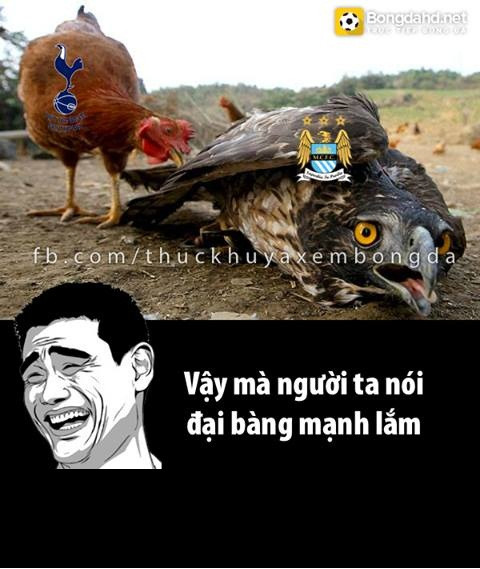 Man City đã phải hứng chịu trận thua đầu tiên từ đầu mùa giải Premier League 2015/2016. Đó là trận đấu mà nửa xanh thành Manchester đã chịu thua với tỷ số 1-4 trước Tottenham.