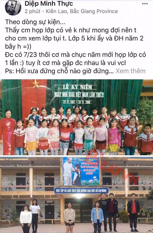 Có câu "Mùng 1 Tết cha, mùng 2 Tết mẹ, mùng 3 Tết thầy", bởi tinh thần tôn sư trọng đạo như vậy nên nhiều bạn trẻ sau khi hoàn thành trách nhiệm với gia đình đã sắp xếp công việc để họp lớp đầu năm.