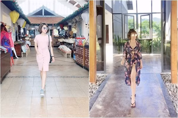 Bé Cherry 5 tháng, bà mẹ bỉm sữa tuổi 30 đã "hô biến" thần kỳ như chưa từng bầu bí. Chị Ly Ly giờ sở hữu thân hình cực quyến rũ và tự tin khoe những đường cong nuột nhà trong chiếc váy cắt xẻ táo bạo