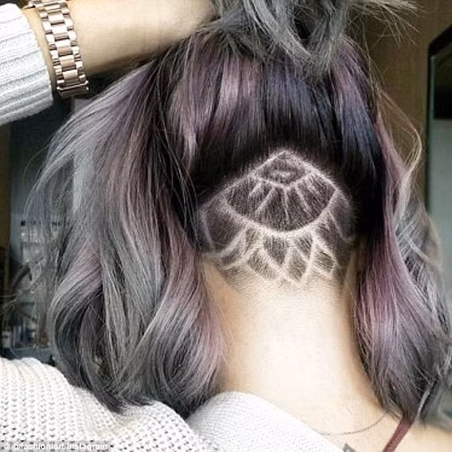 Rất nhiều mẫu xăm lên tóc đẹp liên tục được giới trẻ "show hàng".