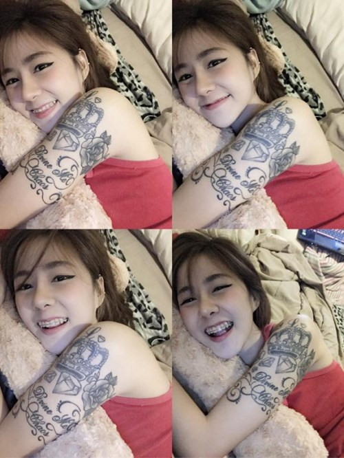 Thời gian qua, sự xuất hiện của các cô gái xăm trổ luôn thu hút sự chú ý của những người dùng mạng xã hội. Mới đây, cư dân mạng xôn xao với hình ảnh của một cô nàng xinh đẹp vì quá thích kim cương nên quyết định xăm lên người mình.