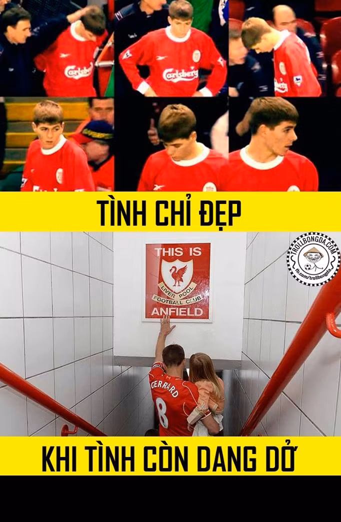 Trận đấu giữa Liverpool và Crystal Palace cũng là trận đấu Steven Gerrard nói lời chia tay với CĐV trên sân Anfield.