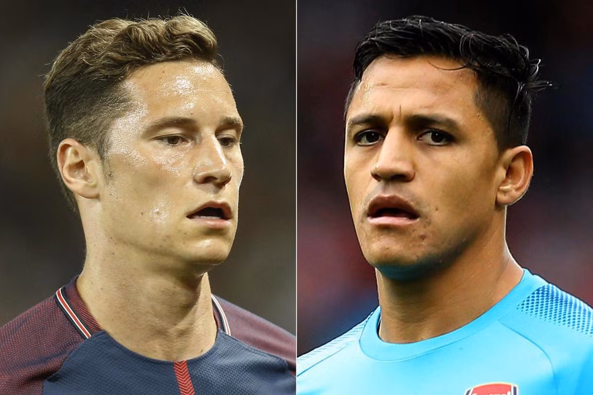 Arsenal muốn PSG đổi Sanchez lấy Draxler: Theo thông tin chuyển nhượng cầu thủ từ tờ Daily Star, Arsenal đã xác định không thể giữ chân Alexis Sanchez, nên muốn trao đổi cầu thủ với đối tác PSG. Sau khi có Neymar và Mbappe trong kỳ chuyển nhượng mùa Hè vừa qua, PSG vẫn muốn lấy Sanchez, và đã từng đặt vấn đề với Arsenal. Dù vậy, đội chủ sân Emirates từ chối. Ảnh: Daily Star