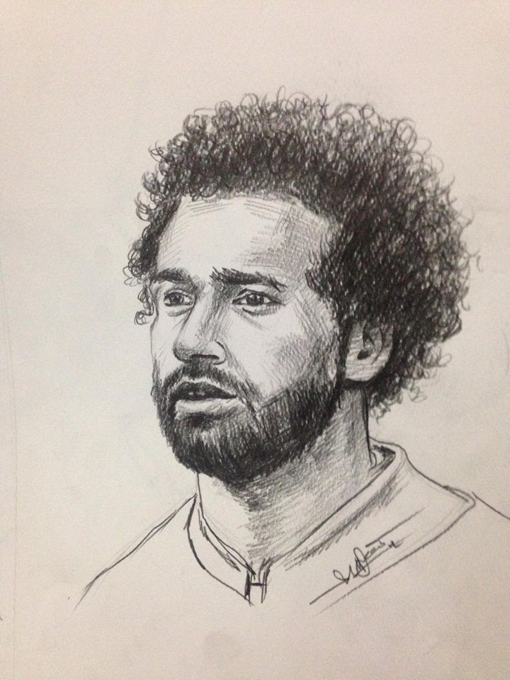 Đặc biệt, kể từ đầu mùa World Cup, trước những trận đấu có đội bóng mình yêu thích đá vài giờ, Minh Đức sẽ chọn ra một cầu thủ nổi bật của đội đó để vẽ.