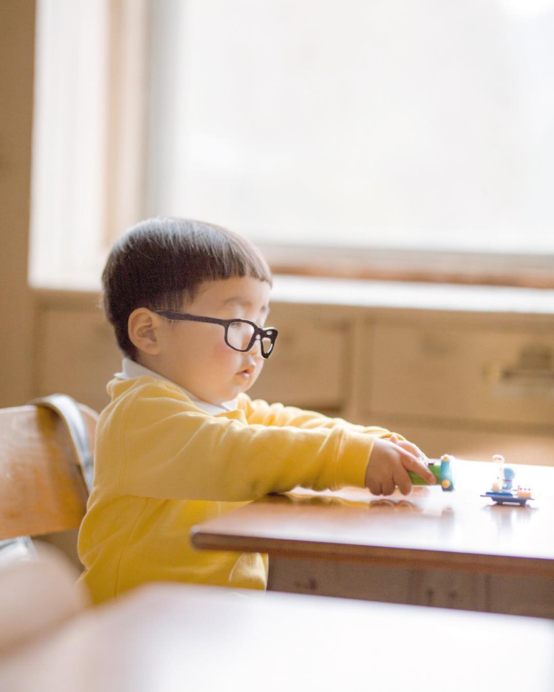 Theo nhiều người nhận xét, ngắm nhìn nhóc tỳ đầu nấm Souta xong thì tâm trạng bạn cũng khởi sắc ngay lập tức.