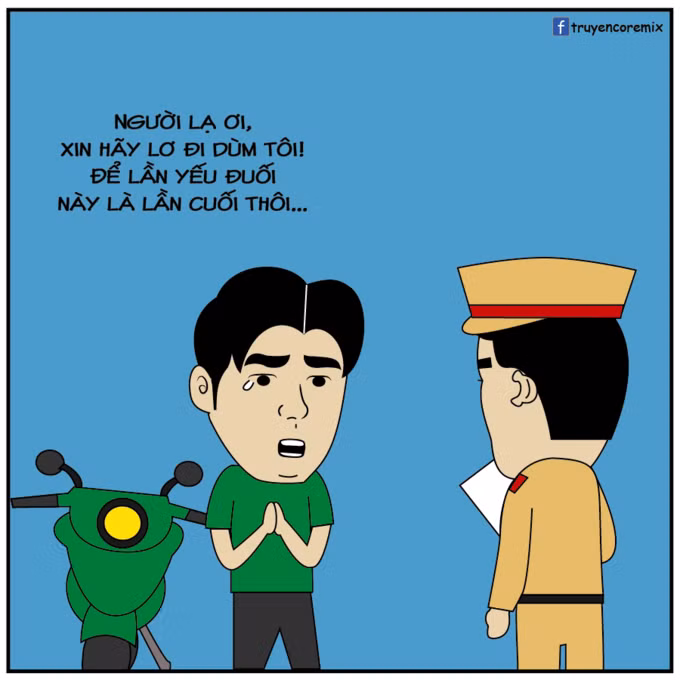 Người lạ ơi! xin bơ đi dùm tôi.