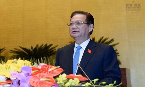 Thu tuong Nguyen Tan Dung noi loi chia tay Chinh phu