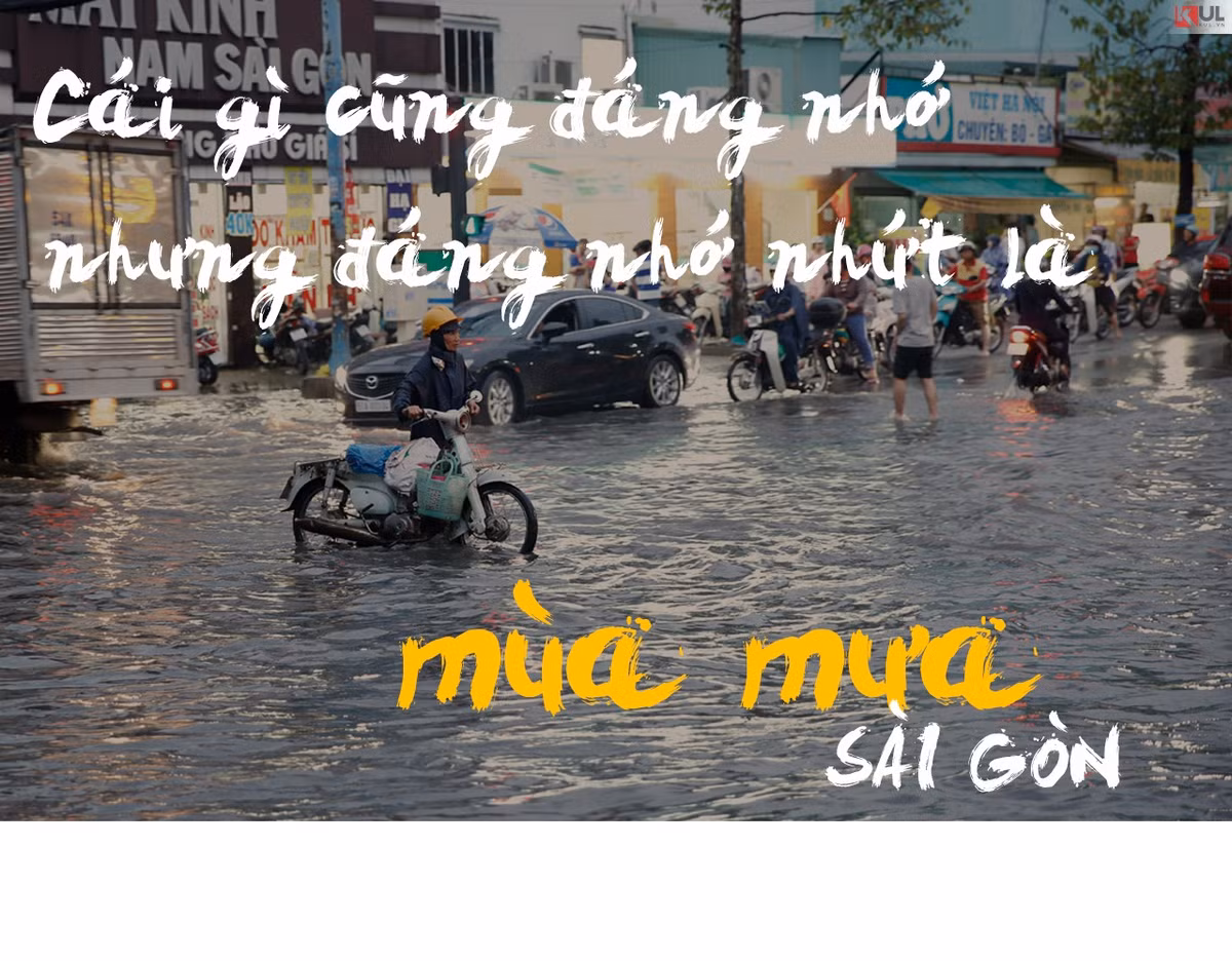 Sài Gòn hai mùa mưa nắng, nắng thì "vỡ đầu", mưa thì "phố biến thành sông", nhưng mấy ai mà bỏ được cái chốn "khổ sở" này.