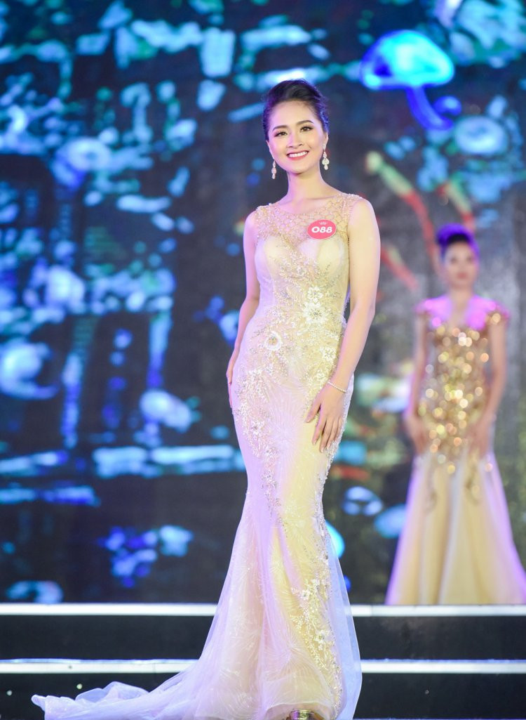 Trong top 44 Hoa hậu Việt Nam 2018, Nguyễn Thị Khánh Linh là thí sinh gây ấn tượng ngay từ vòng sơ khảo cuộc thi khi sở hữu mái tóc dài nhất. Chính vì thế, người đẹp đến từ Hà Nội được mọi người ưu ái gọi với biệt danh "công chúa tóc mây".