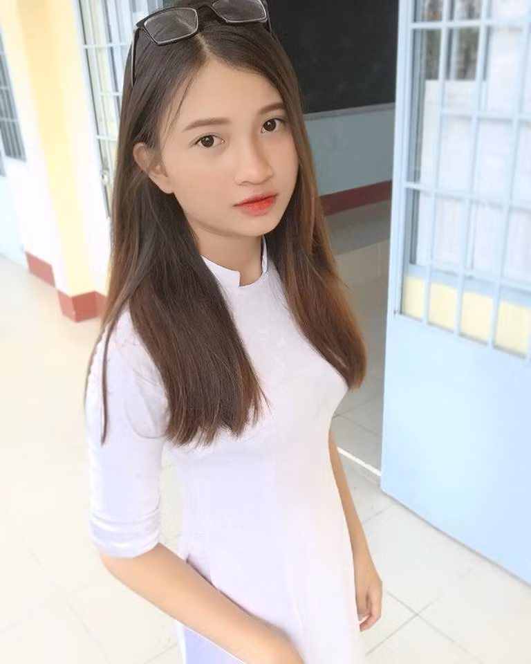 Vẻ đẹp trong sáng của nữ sinh và đa phần đều nhận được những lời khen có cánh.