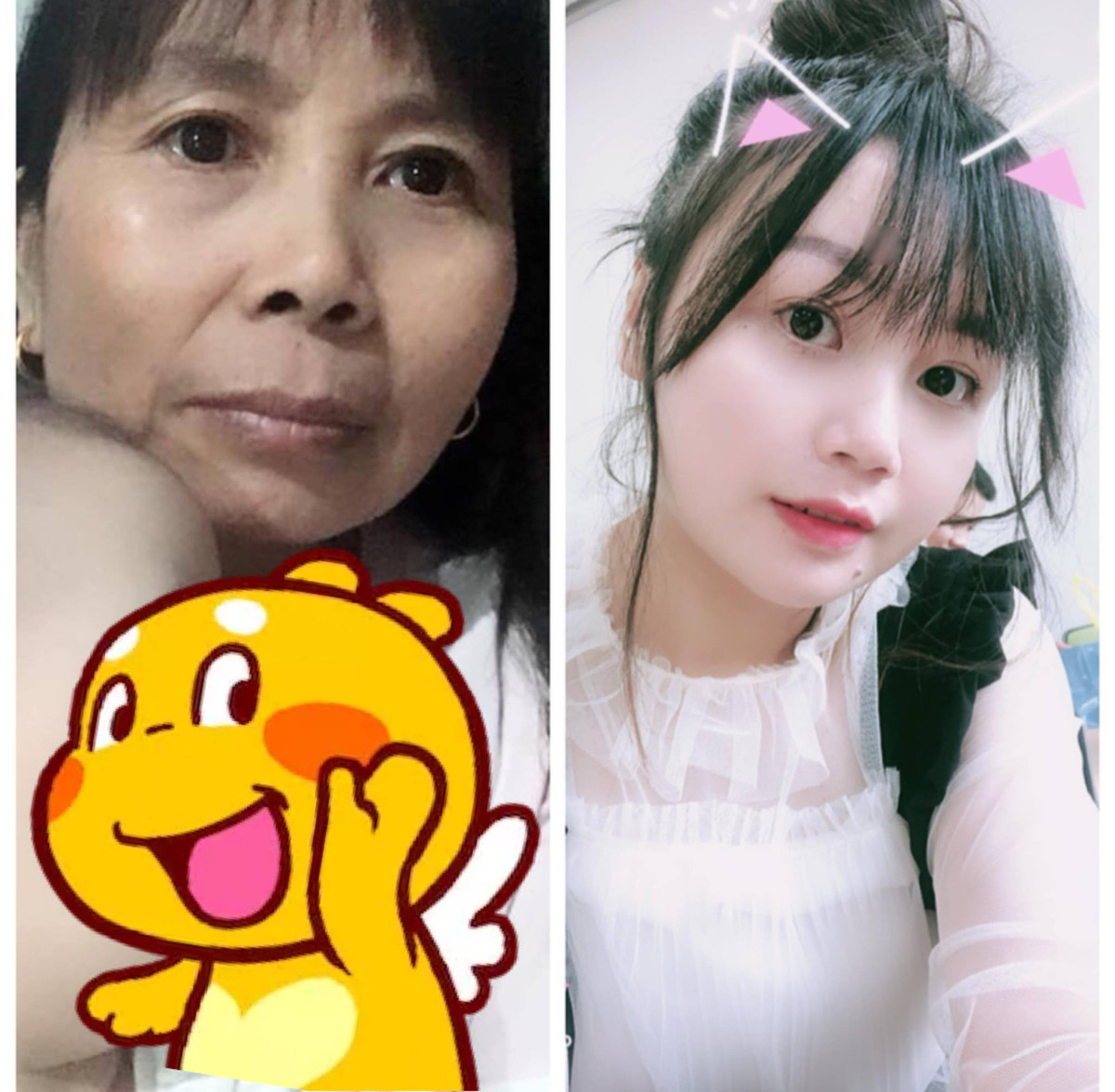 Nguyễn Hoàng Thu Hương khiến mẹ mình nhớ lại ngày trẻ.