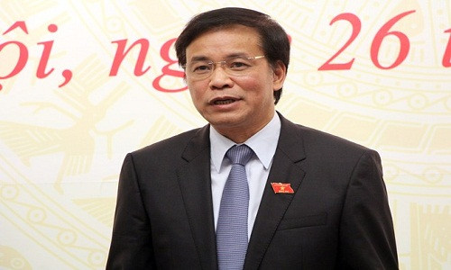 Chánh văn phòng Hội đồng bầu cử Quốc gia Nguyễn Hạnh Phúc. Ảnh: Công Khanh.