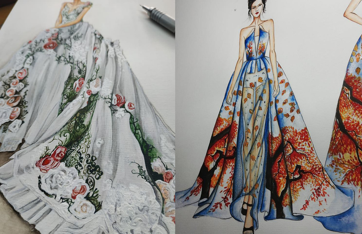 Yêu thích và đam mê những mẫu quần áo thời thượng, cùng với ngòi bút của mình, chàng trai 9X tài năng này đã có cho mình một kho ý tưởng đồ sộ.