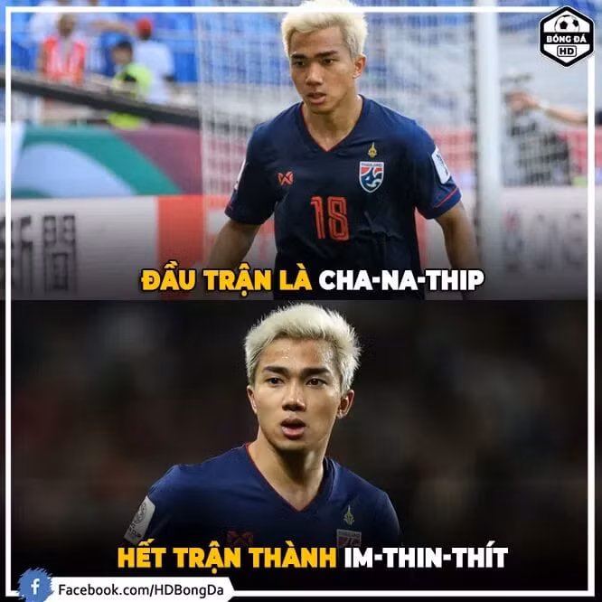 Đầu trận người Thái gọi Chanathip nhưng cuối trận đấu với Việt Nam, "Messi Thái" lại thể hiện sự "im thin thít".