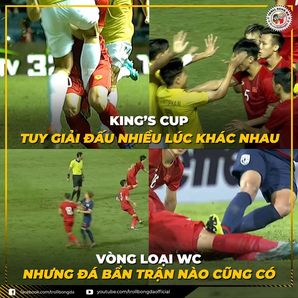 Dù ở giải đấu nào với đội tuyển Việt Nam, Theerathon của Thái Lan cũng để lại dấu ấn bằng những tình huống phạm lỗi tiểu xảo.