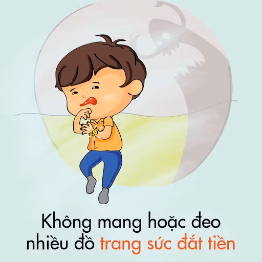 Hạn chế mang những đồ quý giá, đắt tiền trong những chuyến đi, bởi bạn có thể lọt vào tầm ngắm của những kẻ gian và bạn sẽ là người gánh chịu những hậu quả đó. Ảnh: FPT Polytechnic