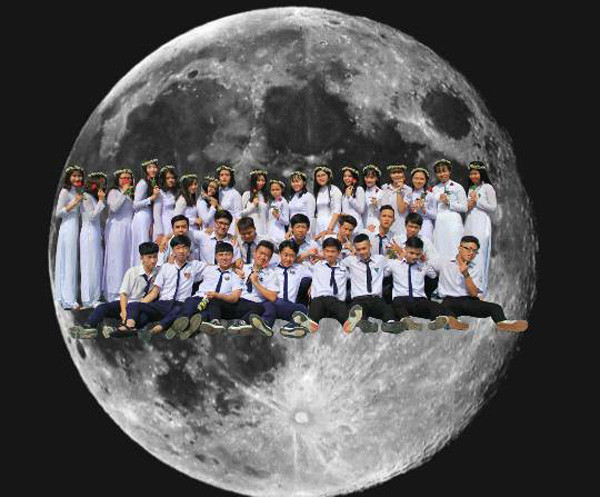 Lên khung trăng chụp ảnh kỷ yếu có gì khó đâu khi công cụ photoshop đã nằm trong tay.