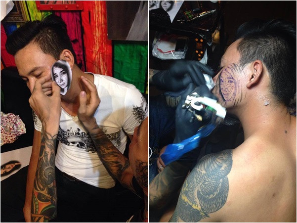 Xăm lên mặt được chia làm 2 dạng, đầu tiên đó là xăm những họa tiết hoặc kí tự chữ viết và thứ hai là xăm hình truyền thần với những đường xăm lột tả rõ từng đường nét.
