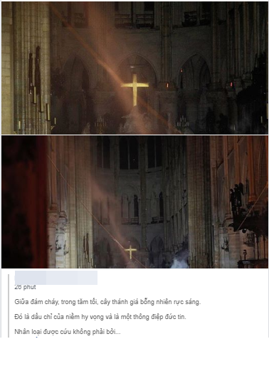 Còn trên phương diện các chính trị gia, Tổng thống Mỹ Donald Trump cũng lập tức chia sẻ nỗi mất mát với người dân Pháp qua thông điệp trên Twitter: "Thật kinh hoàng khi chứng kiến biển lửa ở Nhà thờ Đức Bà Paris. Có lẽ có thể sử dụng trực thăng chữa cháy thả nước xuống để dập lửa. Phải hành động nhanh lên!".