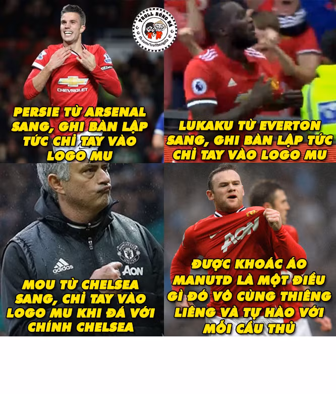 Được thi đấu và làm việc cho M.U là một vinh hạnh và không ít các tên tuổi lớn đã làm được điều đó. Ảnh: Troll Bóng Đá.