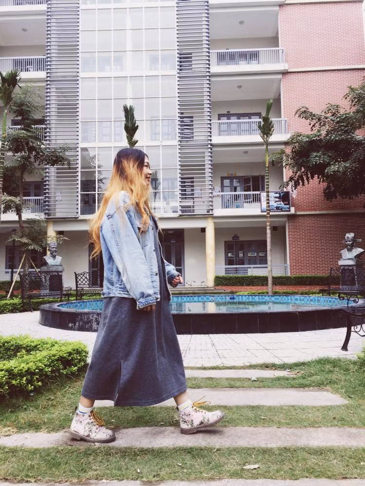 Với sự quan tâm của ban giám hiệu nhà trường, sinh viên trường Đại học Văn hóa có thêm nhiều góc sống ảo thực sự rất chất.