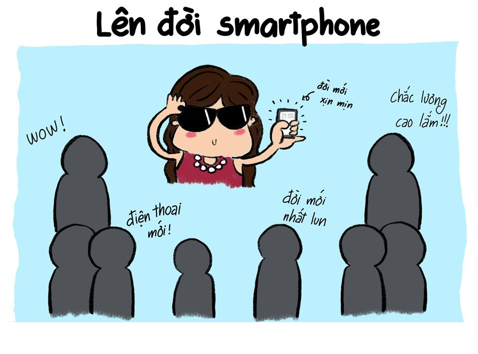 Còn với những tín đồ nghiện smartphone thì khoản tiền thưởng Tết sẽ được họ dùng để lên đời máy.