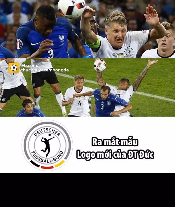 Sau những sai lầm tại tứ kết và bán kết Euro 2016, LĐBĐ Đức sẽ thay logo của mình...?