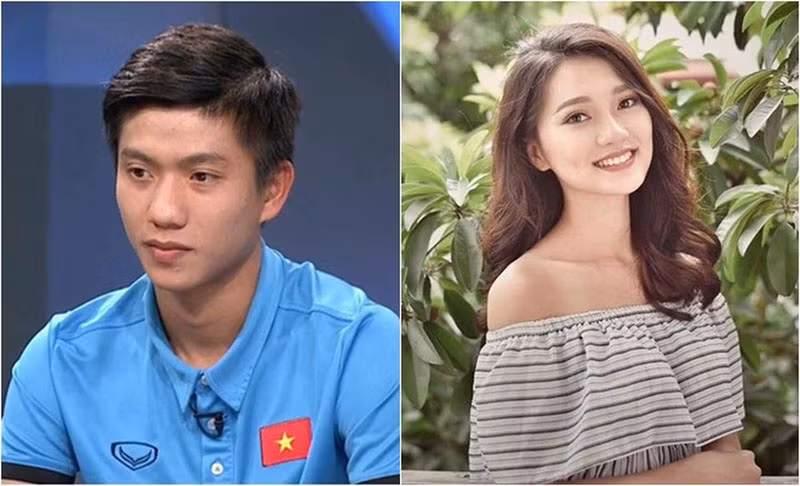 Phan Văn Đức (1996) dù chưa từng lên tiếng về 'nửa kia' của mình nhưng sự thân thiết cũng như một số bằng chứng mà dân mạng 'khui ra' cho thấy, chàng tiền đạo áo số 20 có mối quan hệ đặc biệt với cô nàng Nguyễn Ngọc Nữ (SN 1994).