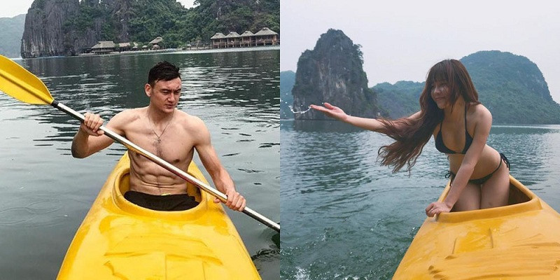 Văn Lâm - chàng thủ môn điển trai của đội tuyển Việt Nam sinh năm 1993 này từng có mối tình với bạn gái xinh đẹp tên là Thương Võ (SN 1992). Tuy nhiên, sau một thời gian hẹn hò thì cả hai đã 'đường ai nấy đi'.