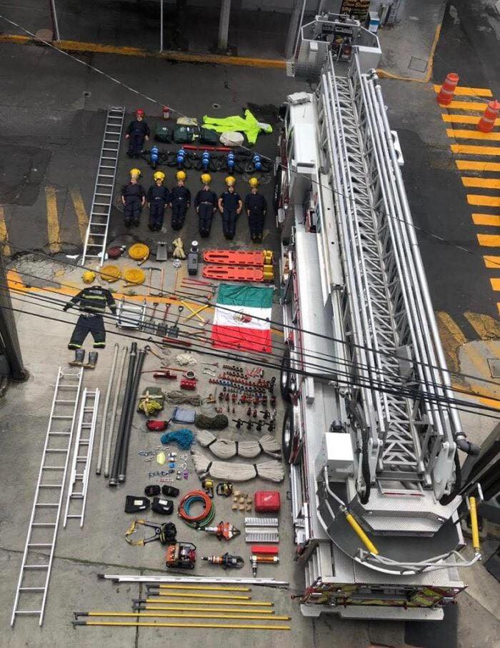 Một đơn vị cứu hỏa ở Mexico cũng cho phép các nhân viên của mình tham gia vào trào lưu Tetris Challenge.