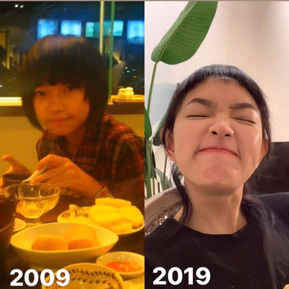 Đứng trước trào lưu thử thách 10 năm đang cực hot trên MXH, hội các hot girl Việt cũng không thể đứng ngoài cuộc.