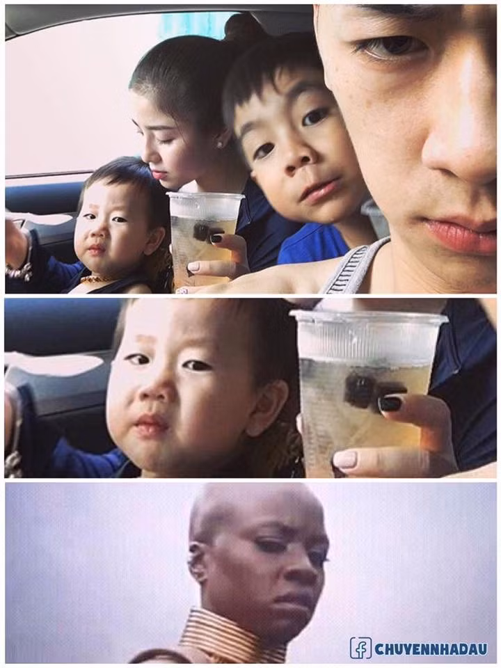 "Hễ tí là selfie, các người không thấy chán à?" là phần viết thêm bình luận dành cho bức ảnh của Đậu được đăng tải trên fanpage "Chuyện nhà Đậu".