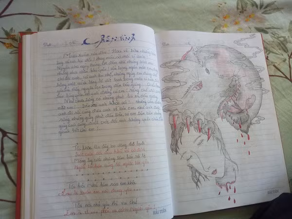 Viết nhật kí nghe giản dị là thế nhưng nó giúp chàng tài xế có nickname Shing Tc có thể giải tỏa được những bộn bề cuộc sống, những cảm xúc dâng trào khó thốt lên thành lời.