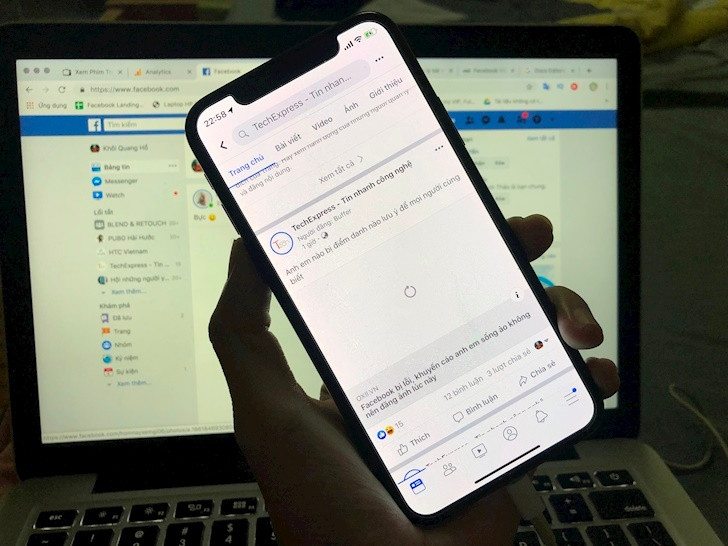 Các ảnh đại diện của một bài viết nào đó mà người dùng đăng lên Facebook cũng không thấy. Các bài viết mới lẫn các hình ảnh cũ đã đăng tải trước đó cũng chung số phận.
