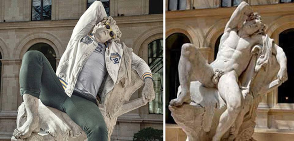 Theo bình luận của nhiều dân mạng, đa phần đều cho rằng những bức tượng phồn thực khi mặc quần áo đều mang đến vẻ mới lạ và khá lý thú.