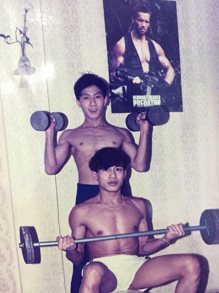 Đã tập gym là phải có đồng đội đi cùng.