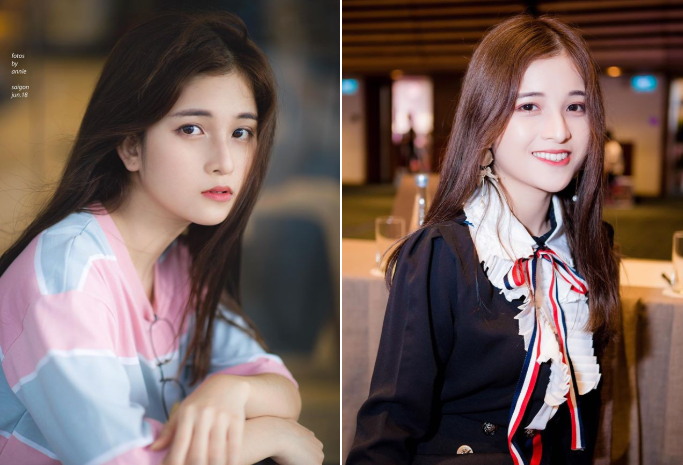 Hot girl truong Luat duoc nhan xet giong idol Han Quoc