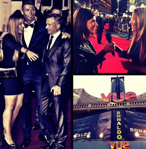 Mạnh bạo hơn trong buổi ra mắt phim ngắn của Cris Ronaldo vừa qua, Marisa cũng tới dự và cô còn được sắp xếp ngồi cạnh mẹ Ronaldo và cậu con trai 5 tuổi của thủ quân ĐT Bồ Đào Nha.