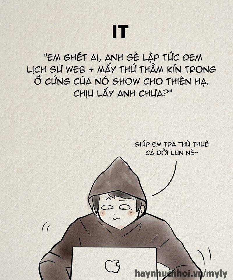 Những chàng IT tưởng chừng như thô cứng nhưng khi tỏ tình cũng ngọt ngào lắm.