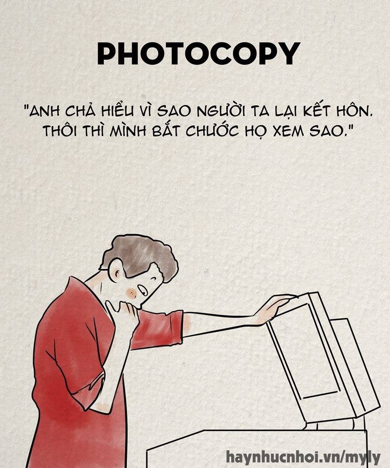 Cả thanh xuân gắn liền với chữ "copy".