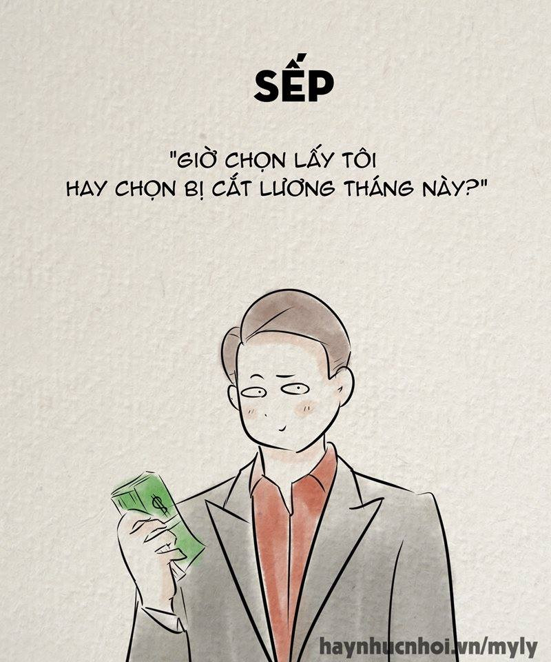 Những anh chàng làm cương vị sếp họ luôn tỏ tình theo dạng đánh vào kinh tế khiến chị em phải đổ gục.