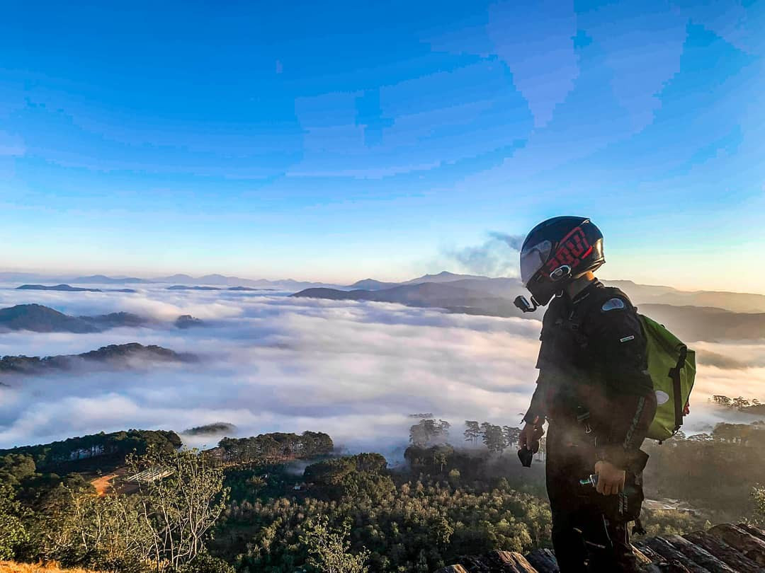 Một góc Cầu Đất Farm nhìn từ trên cao.