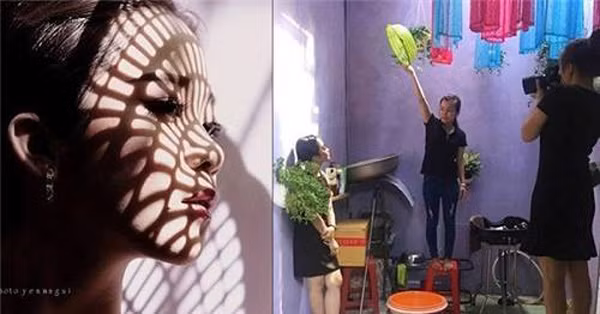 Chiếc rổ không chỉ dùng để đựng đâu, nó còn có tác dụng khác, chịu khó mỏi tay chút xíu nhé cô bạn.