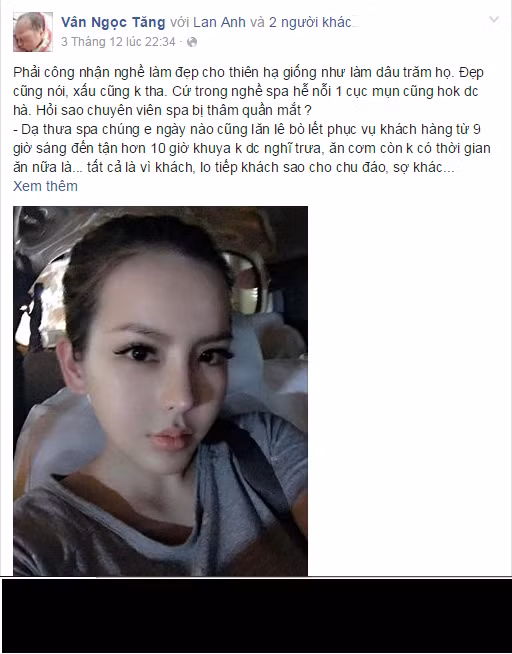 Những dòng status đáp trả của hot girl Vân Tokyo khiến nhiều người cảm thấy như cô nàng đã bị khích tướng.