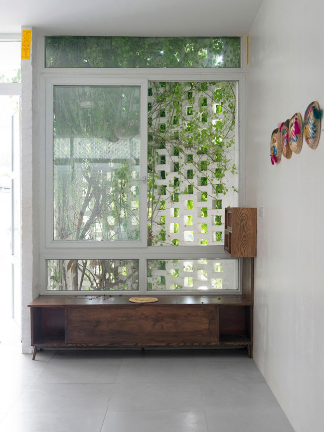 ...vừa lọc khói bụi, tiếng ồn, vừa thông gió và cung cấp ánh sáng tự nhiên cho không gian sống.