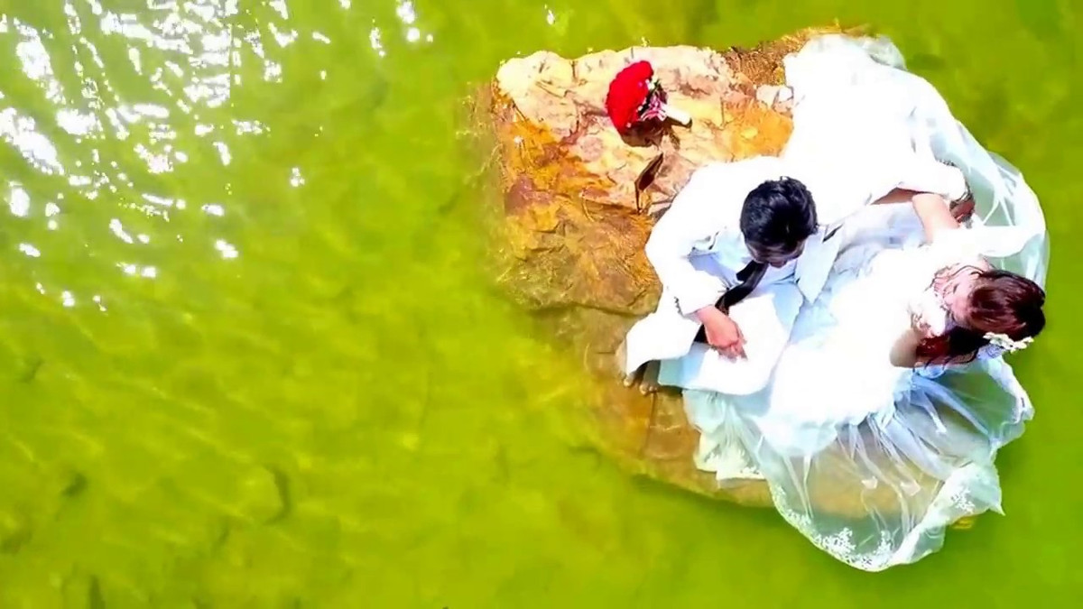 Hồ Tà Pạ là nơi được nhiều studio chọn cho ra đời các bộ ảnh cưới cũng là nơi các bạn trẻ thường đến để check-in với đủ các góc ảnh từ cảnh núi non đến hồ nước trong veo.